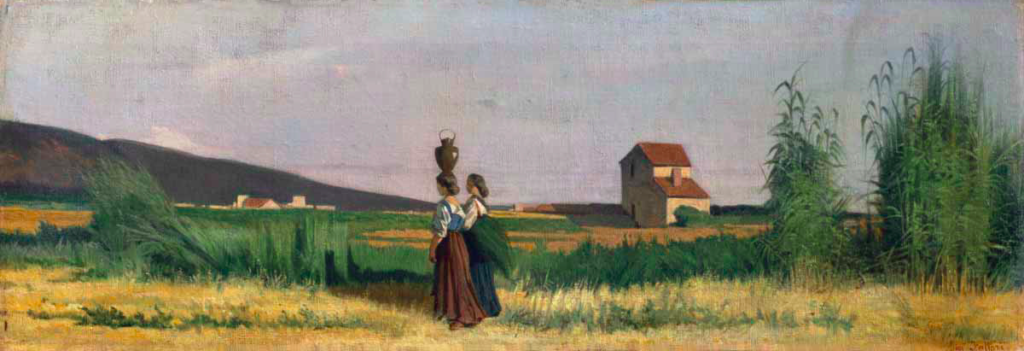Giovanni Fattori: Acquaiole livornesi, 1865 - Livorno, Collezione Angiolini