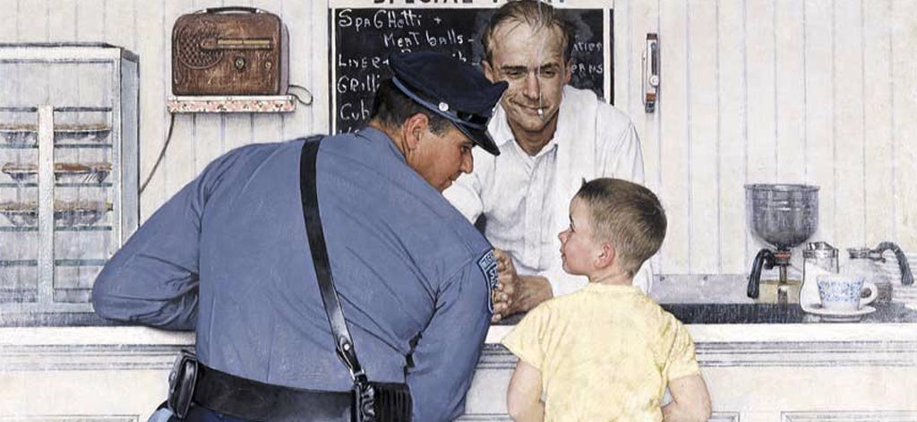 Norman-Rockwell-Police