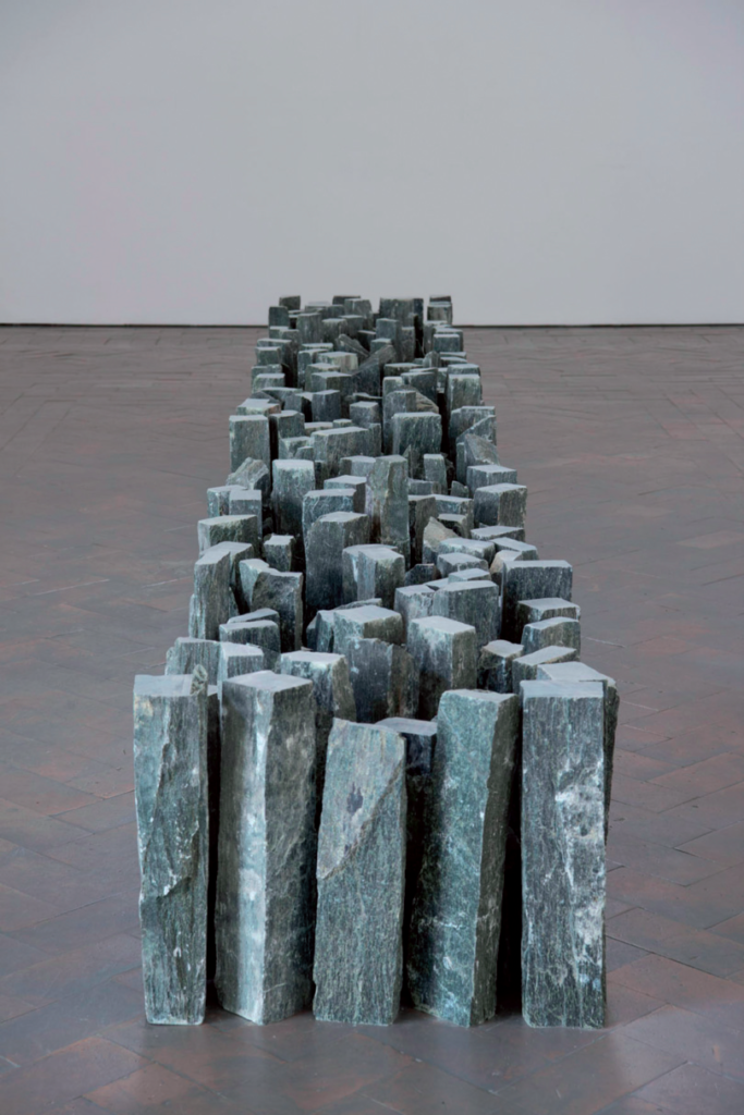 Richard Long: Roman Line - Courtesy Galleria Lorcan O’Neill