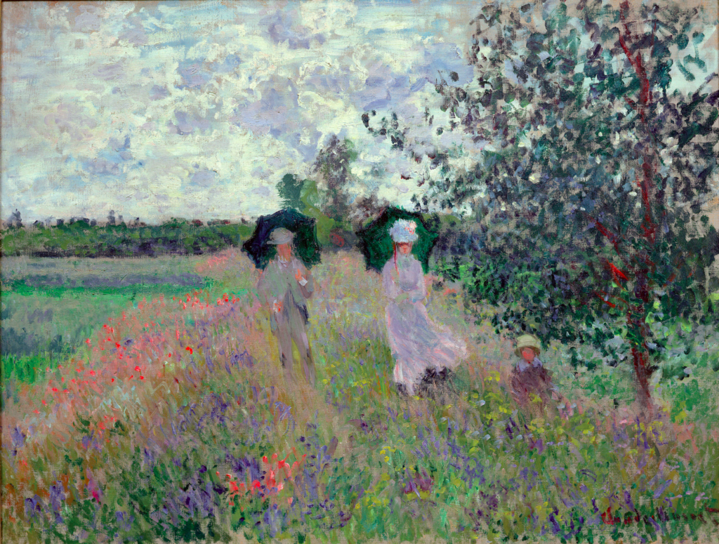 Claude Monet: Passeggiata vicino ad Argenteuil - Parigi, Musée Marmottan